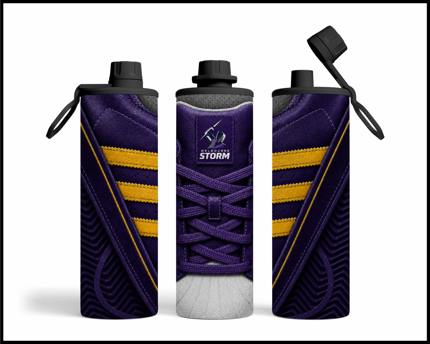 Melbourne Storm Side-stripe Shoe Inspired Tumbler