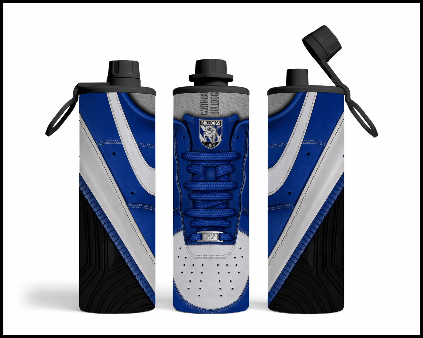 Stainless Steel Tumbler - Canterbury Bulldogs Shoe Inspired 010