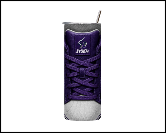 Melbourne Storm Side-stripe Shoe Inspired Tumbler