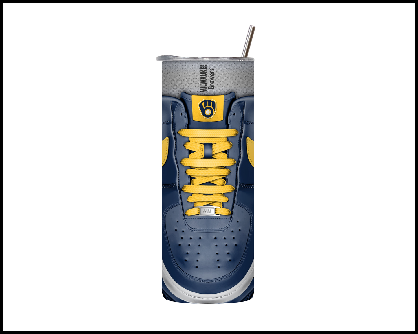 Milwaukee Brewers Shoe Inspired Tumbler (010)