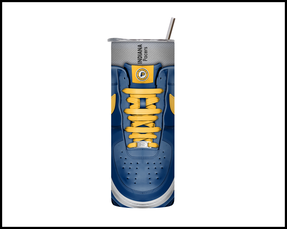 Indiana Pacers Shoe Inspired Tumbler (011)