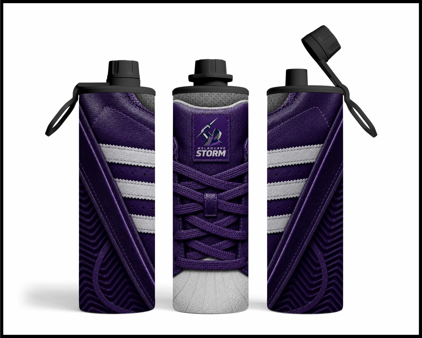 Melbourne Storm Side-stripe Shoe Inspired Tumbler