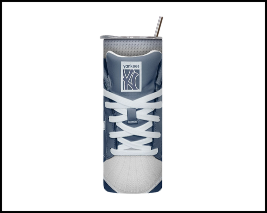 New York Yankees Shoe Inspired Tumbler (011)