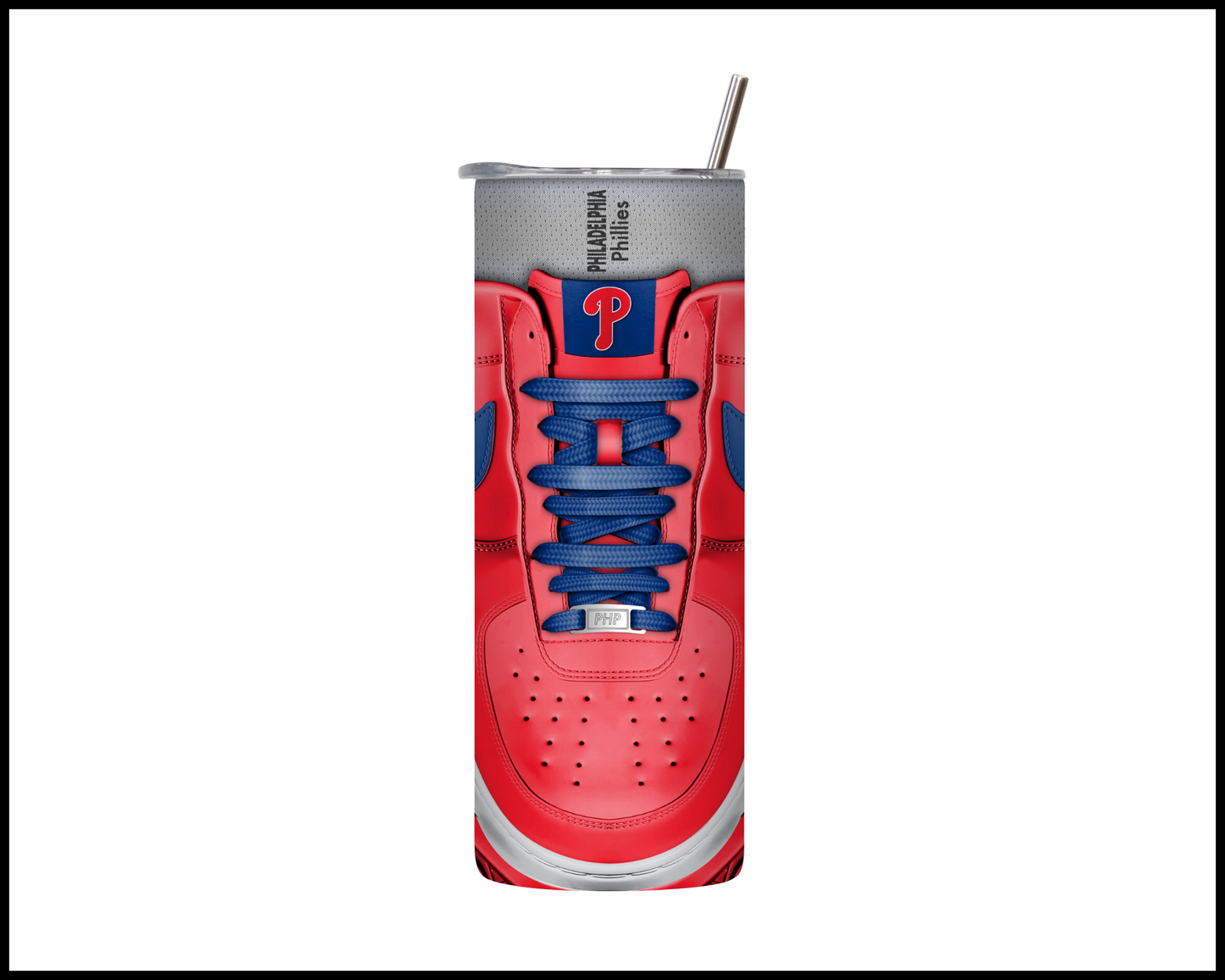 Philadelphia Phillies Shoe Inspired Tumbler (011)