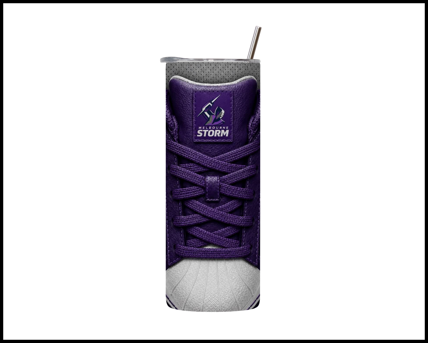 Melbourne Storm Side-stripe Shoe Inspired Tumbler