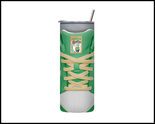 Boston Celtics Shoe Inspired Tumbler (012)