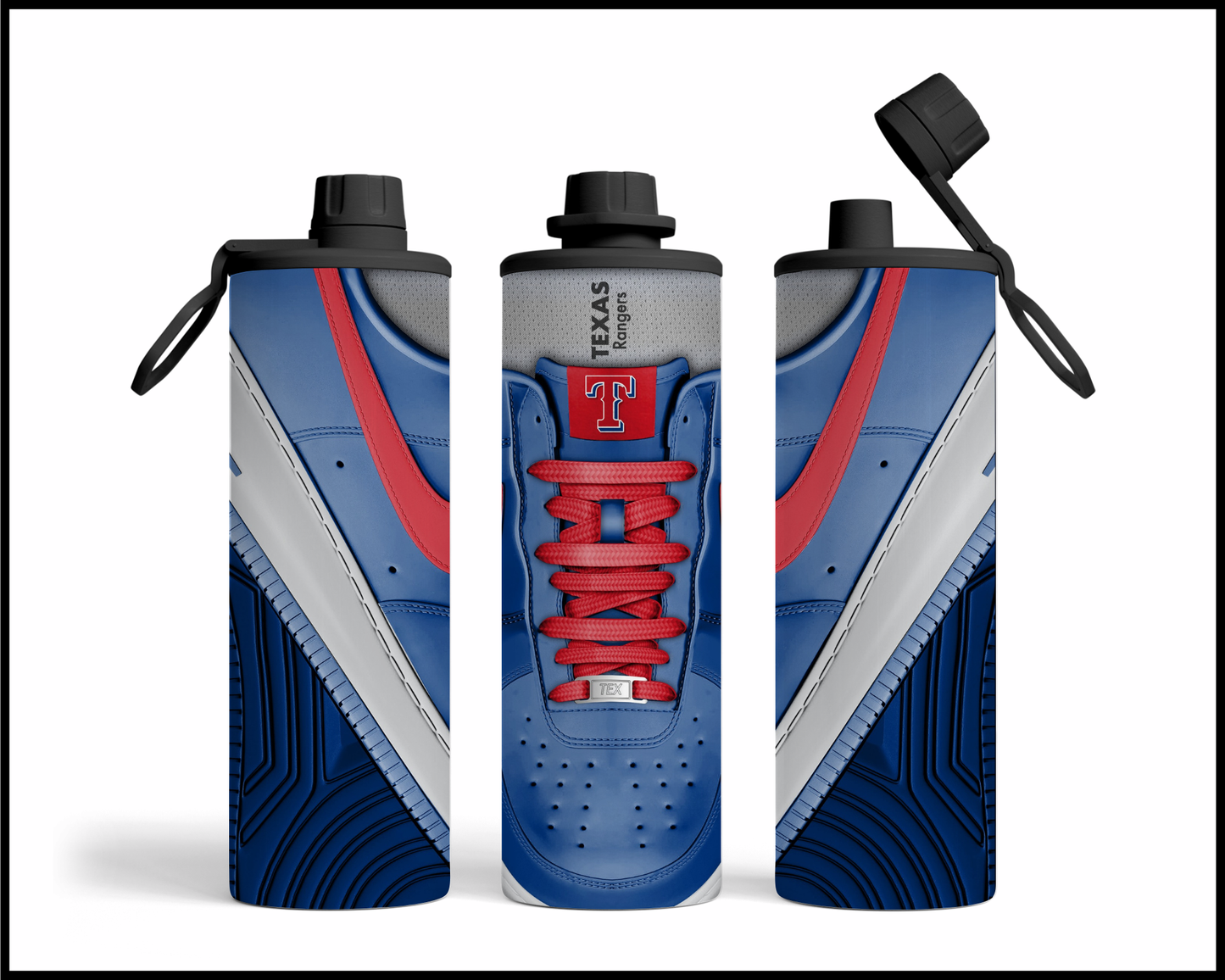 Texas Rangers Shoe Inspired Tumbler (012)