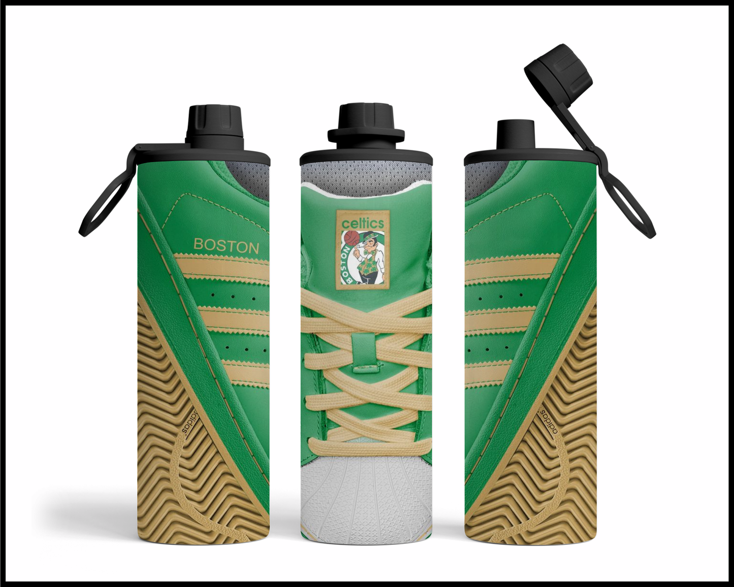 Boston Celtics Shoe Inspired Tumbler (012)