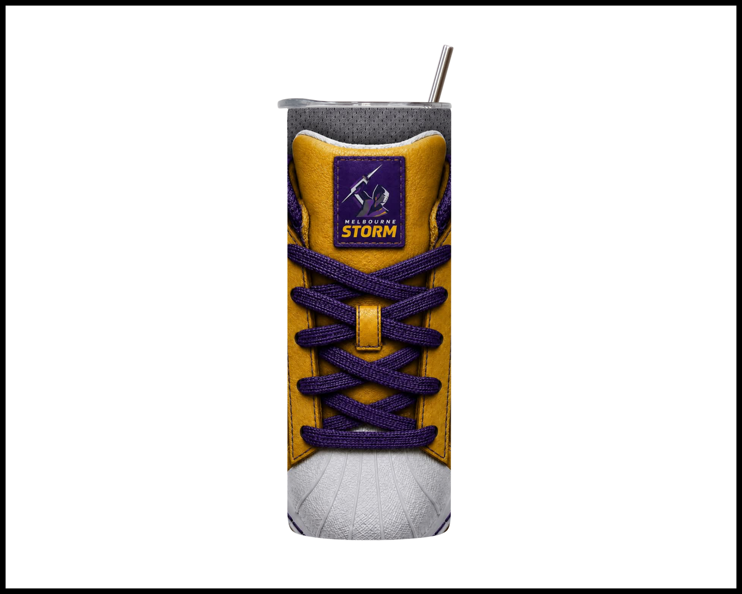 Melbourne Storm Side-stripe Shoe Inspired Tumbler