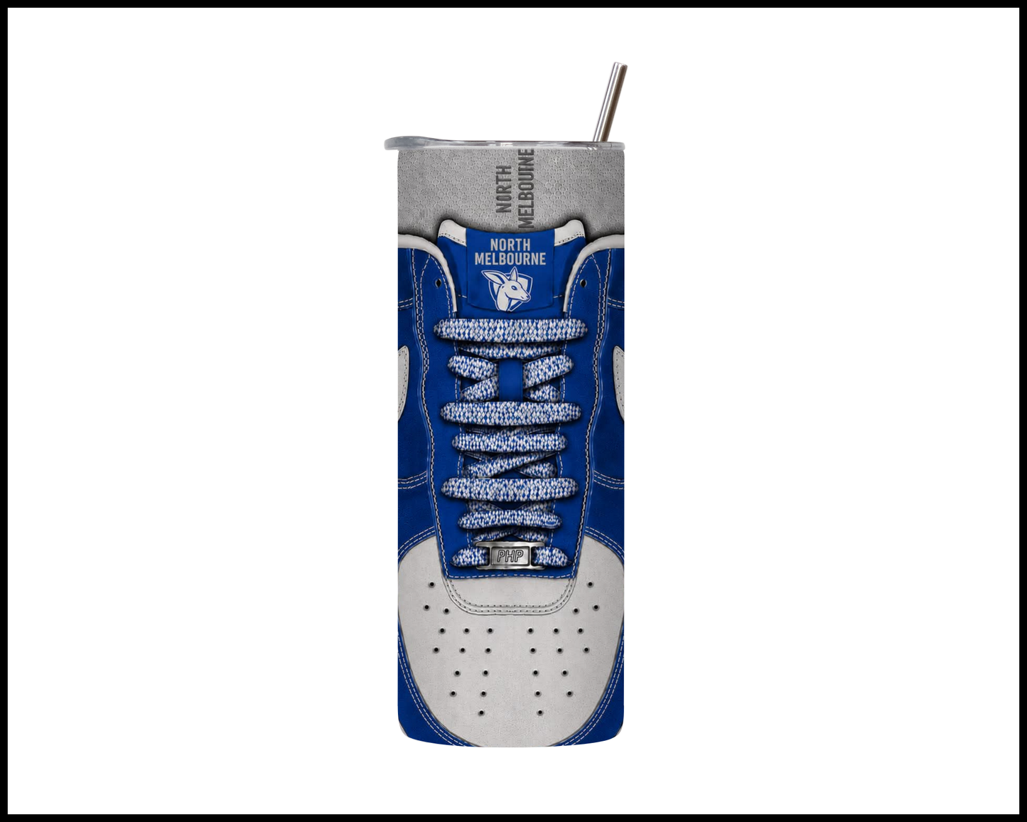 Stainless Steel Tumbler - North Melbourne Shoe Inspired 012