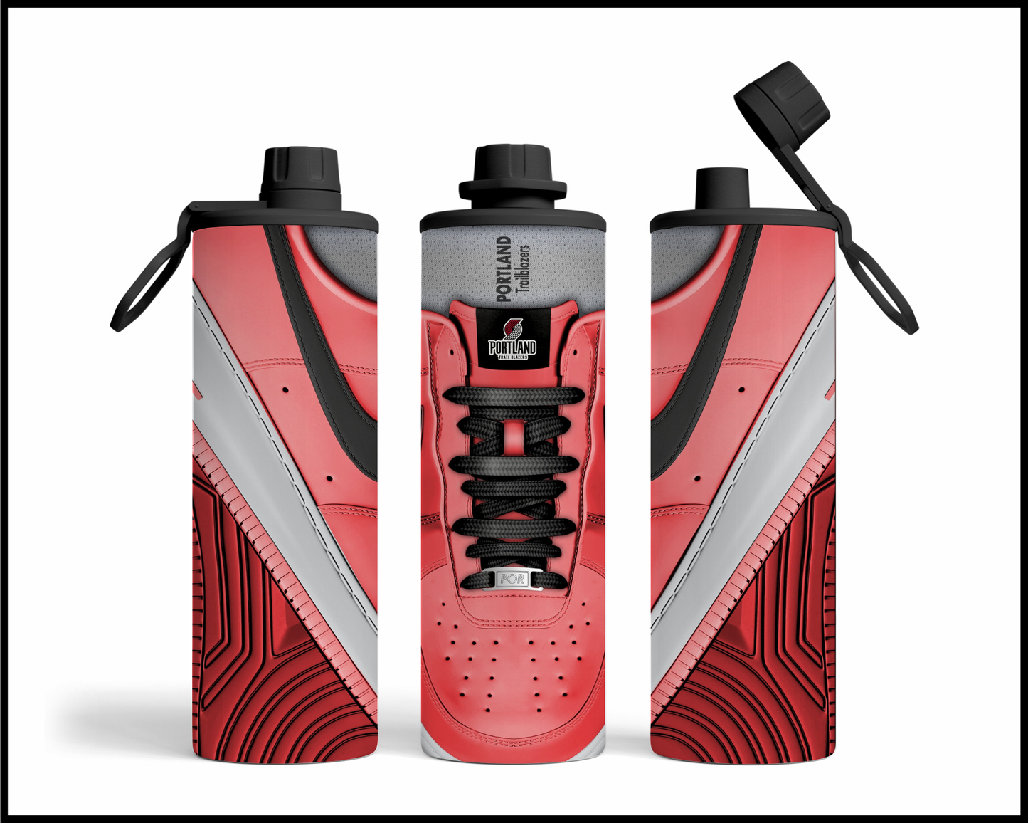 Portland Trail Blazers Shoe Inspired Tumbler (013)