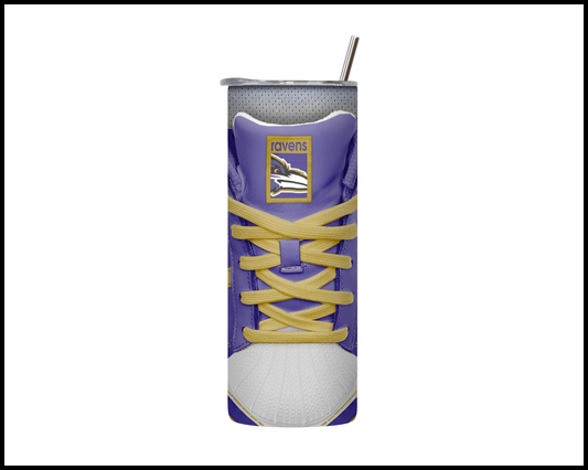 Baltimore Ravens Shoe Inspired Tumbler (014)