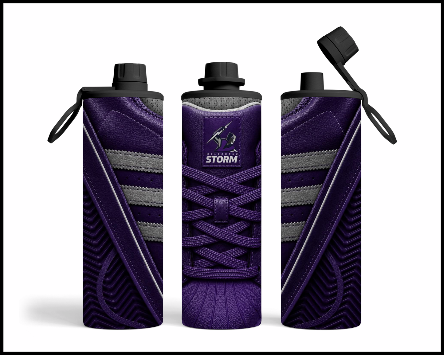 Melbourne Storm Side-stripe Shoe Inspired Tumbler