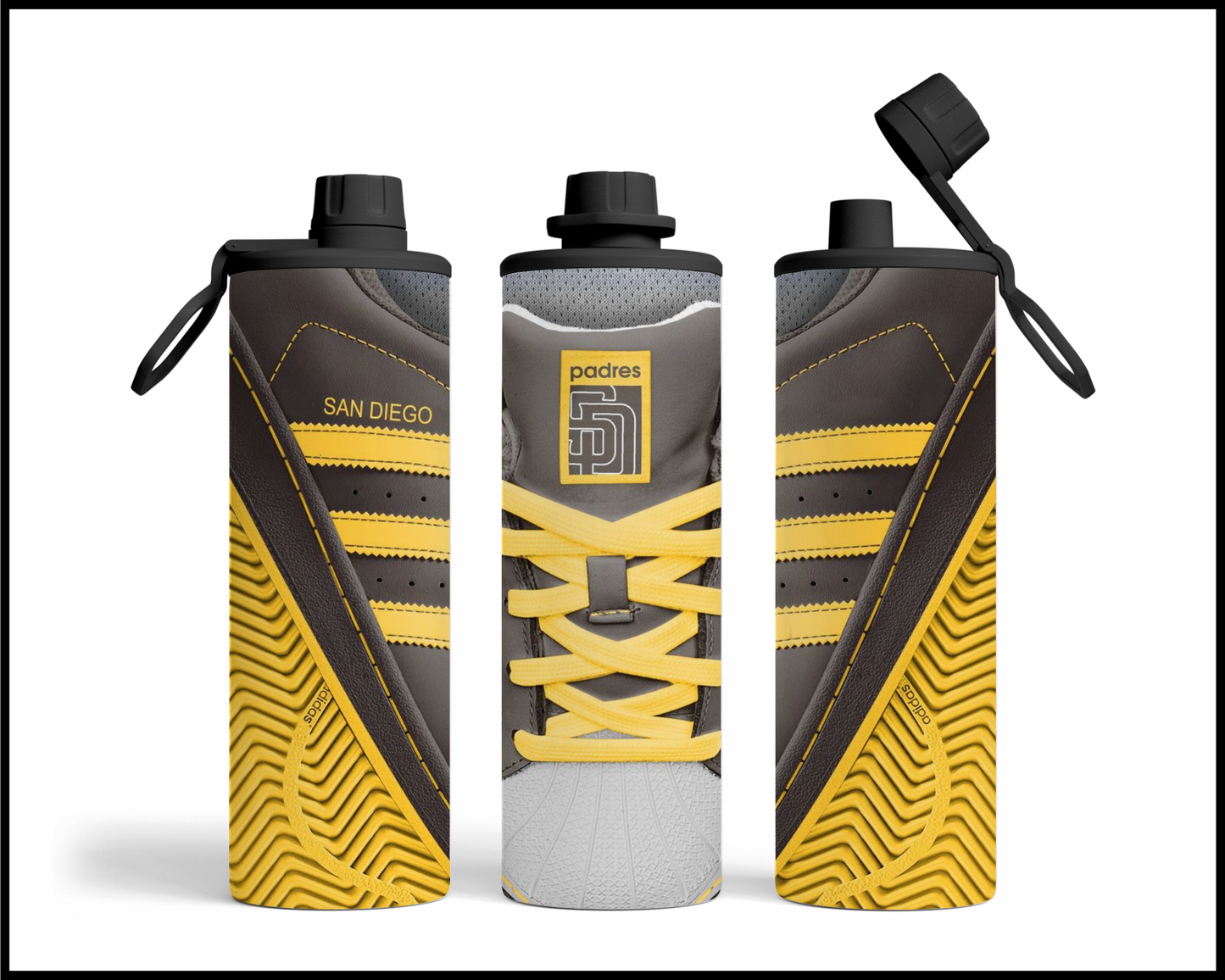 San Diego Padres Shoe Inspired Tumbler (014)