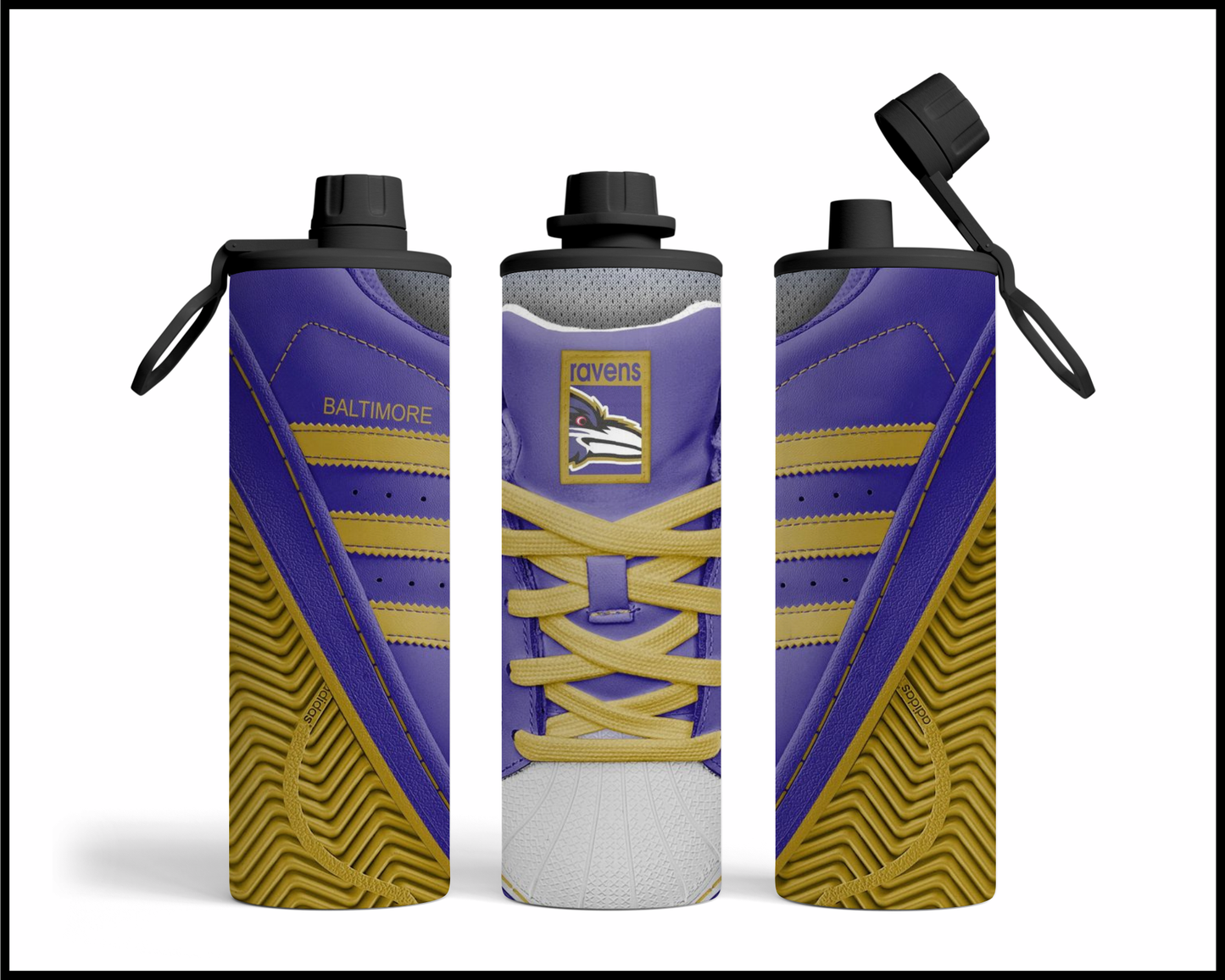 Baltimore Ravens Shoe Inspired Tumbler (014)