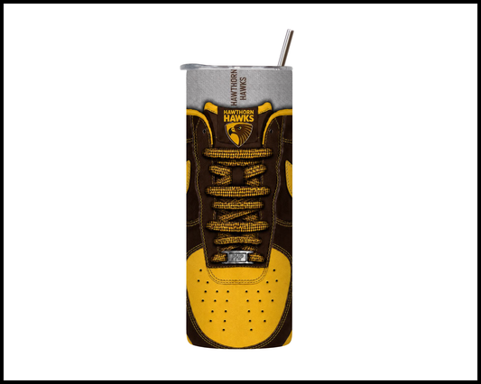 Stainless Steel Tumbler - Hawthorn Hawks Shoe Inspired 014