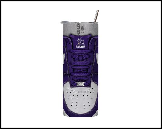 Stainless Steel Tumbler - Melbourne Storm Shoe Inspired 014