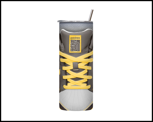 San Diego Padres Shoe Inspired Tumbler (014)