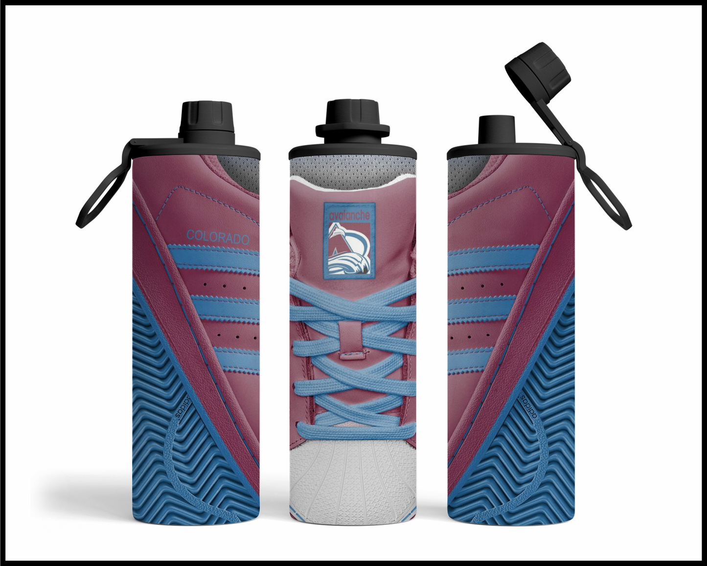 Colorado Avalanche Shoe Inspired Tumbler (015)