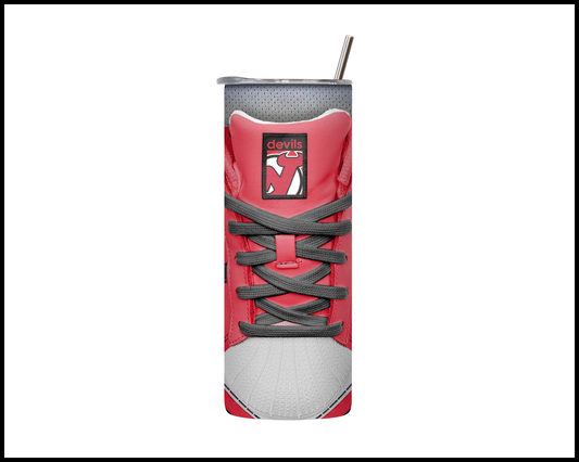 New Jersey Devils Shoe Inspired Tumbler (016)