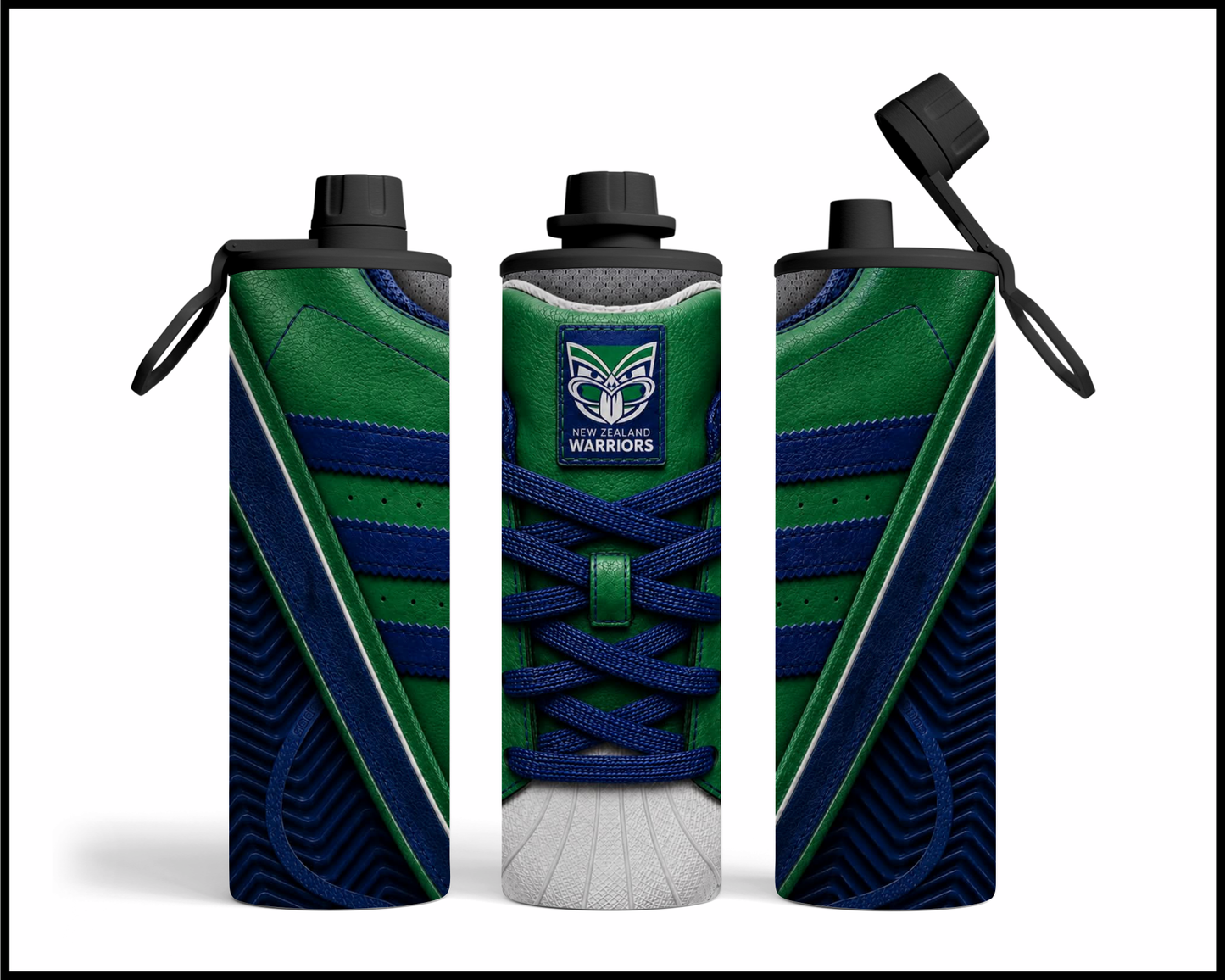 New Zealand Warriors Side-stripe Shoe Inspired Tumbler