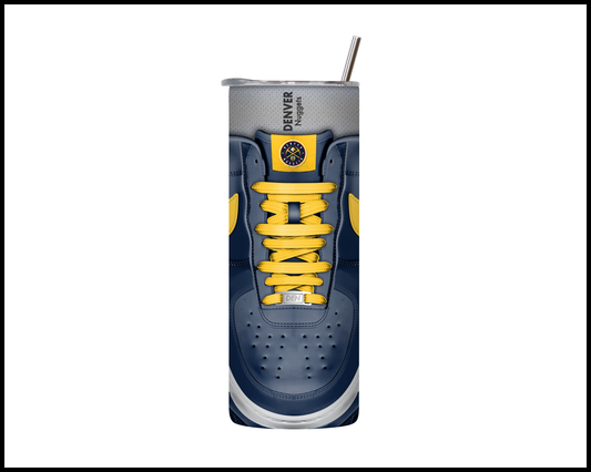 Denver Nuggets Shoe Inspired Tumbler (016)
