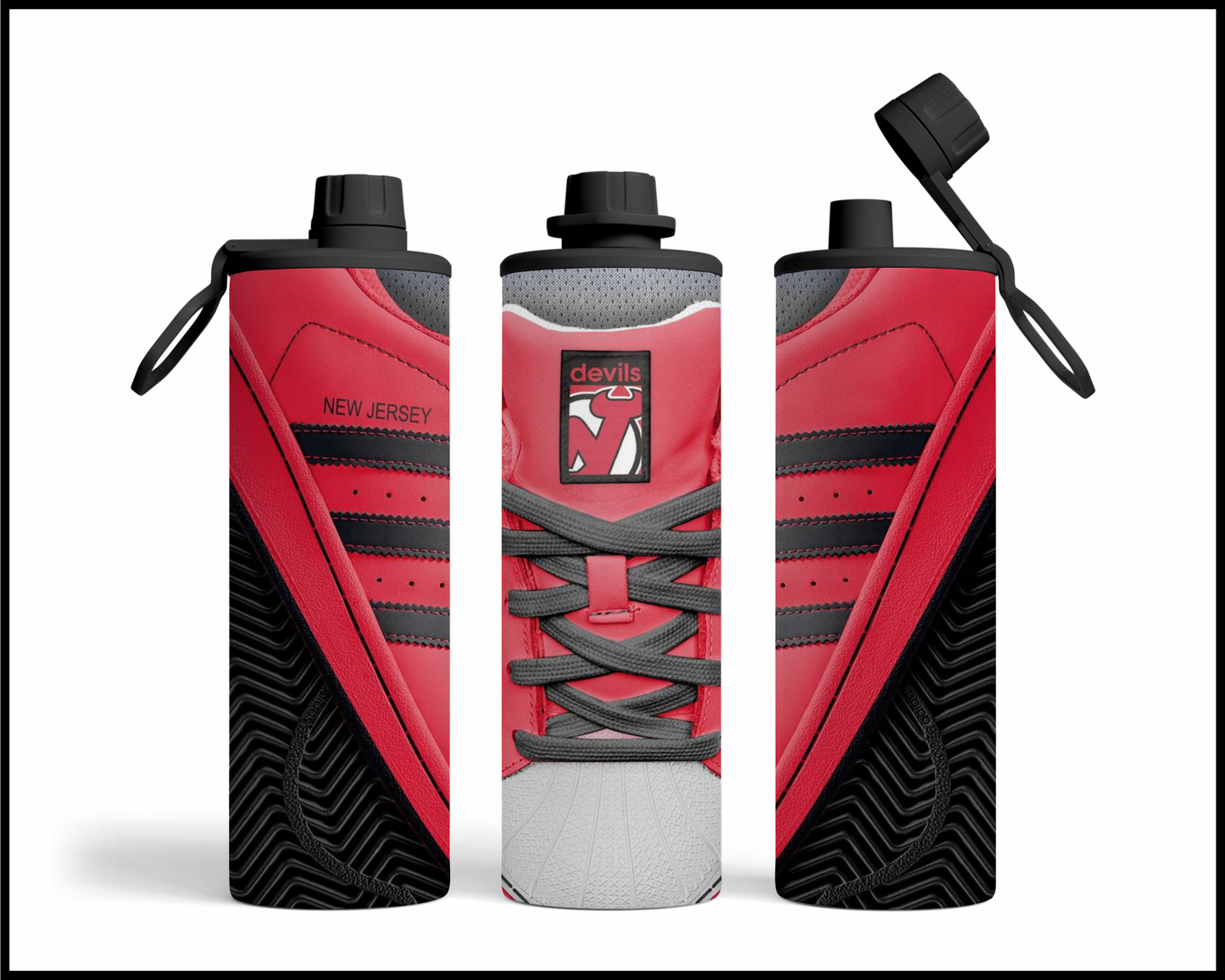 New Jersey Devils Shoe Inspired Tumbler (016)