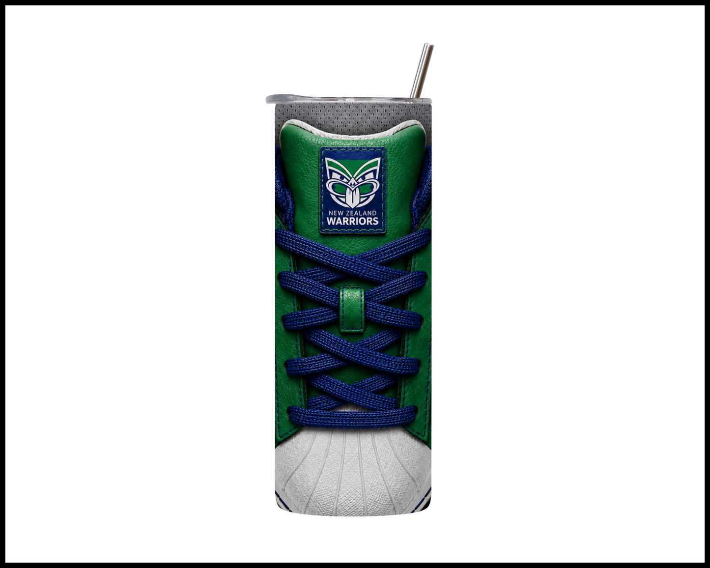 New Zealand Warriors Side-stripe Shoe Inspired Tumbler