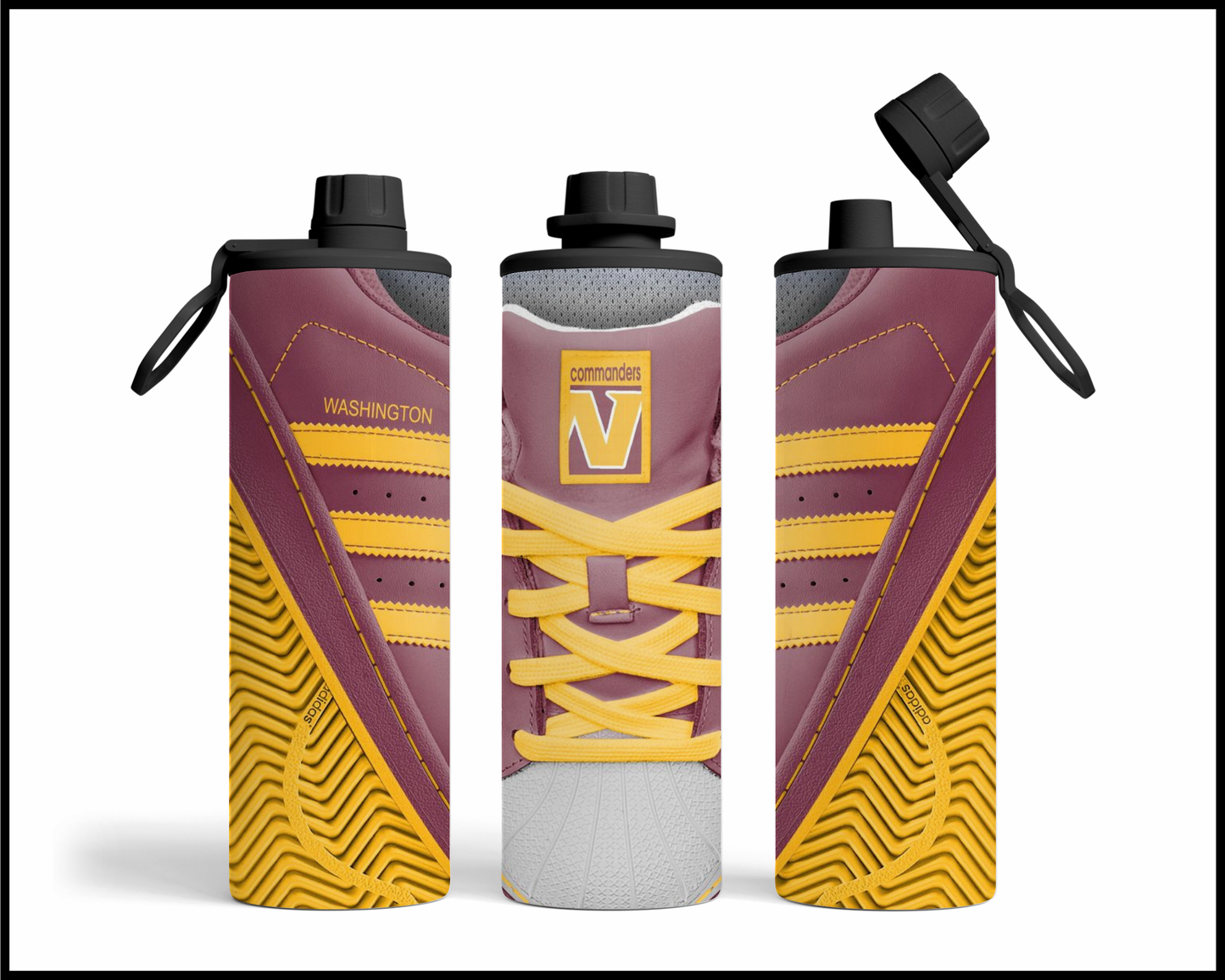 Washington Cammanders Shoe Inspired Tumbler (017)