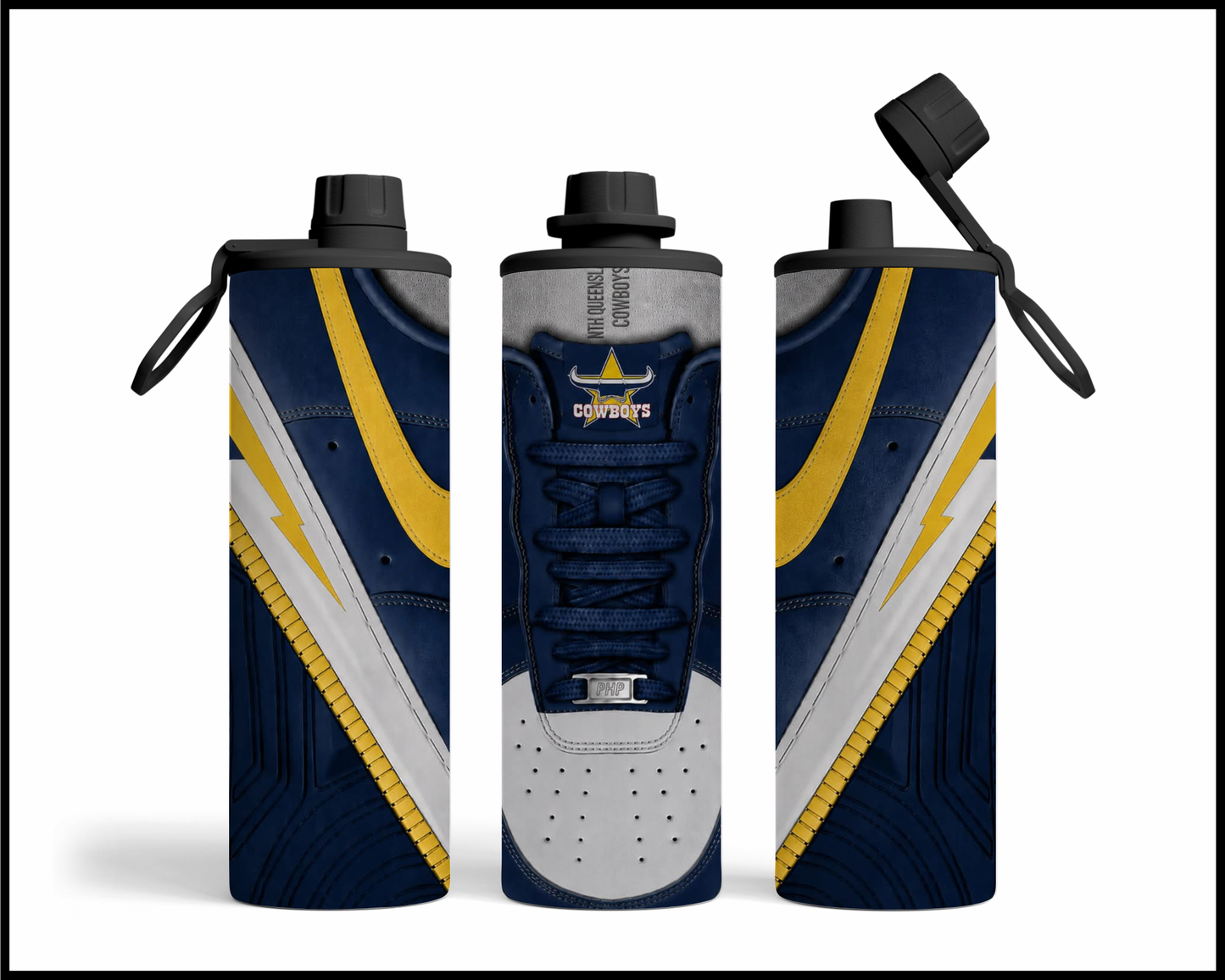 Stainless Steel Tumbler - North Queensland Cowboys Shoe Inspired 017