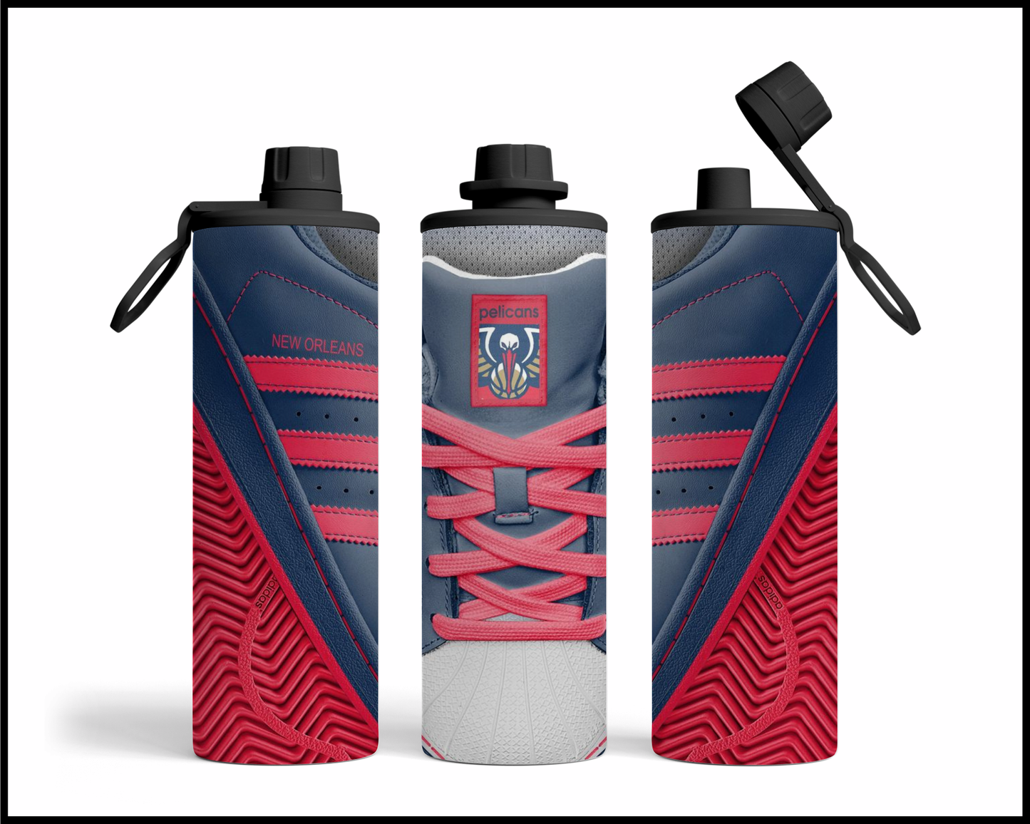 New Orleans Pelicans Shoe Inspired Tumbler (017)