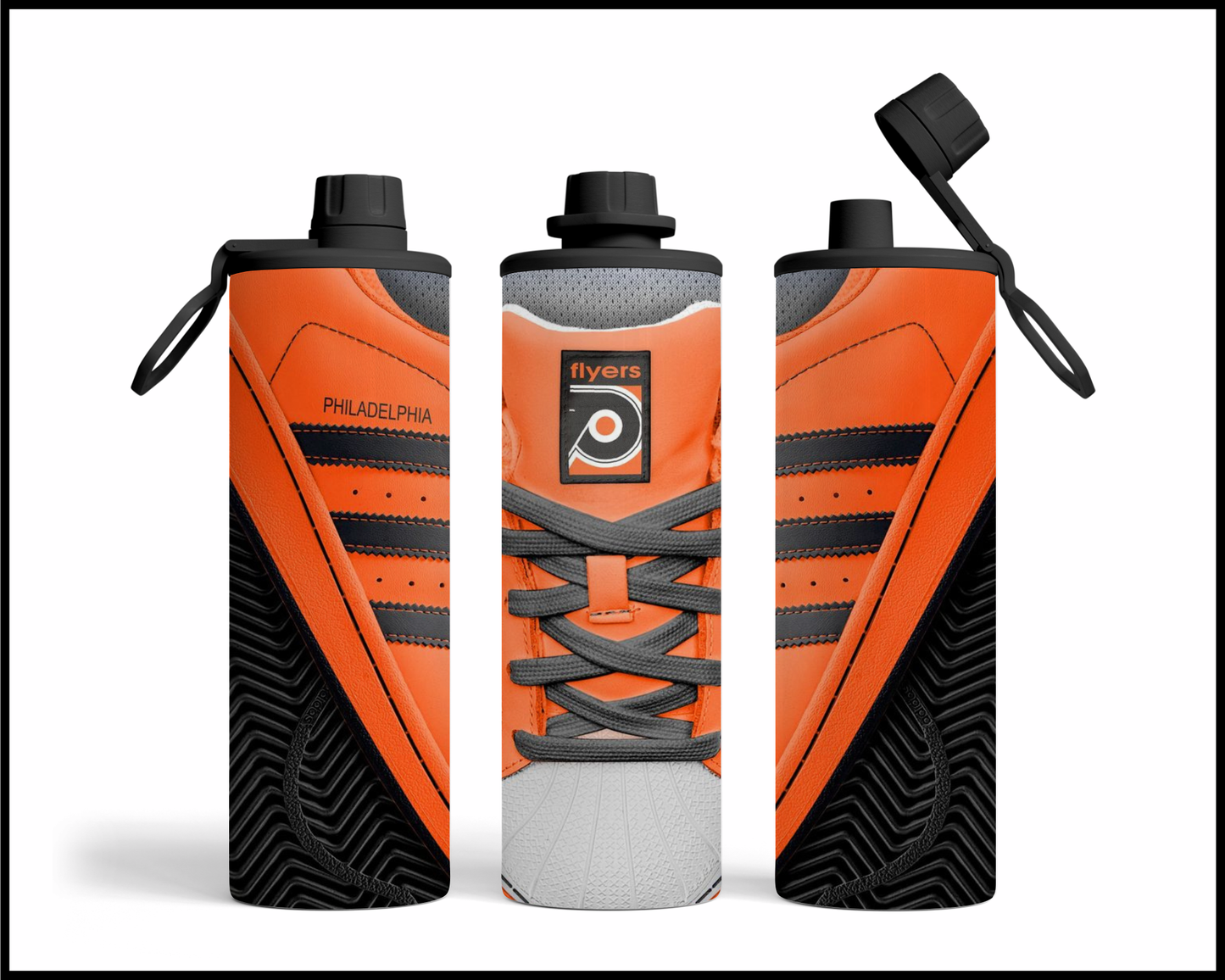 Philadelphia Flyers Shoe Inspired Tumbler (017)