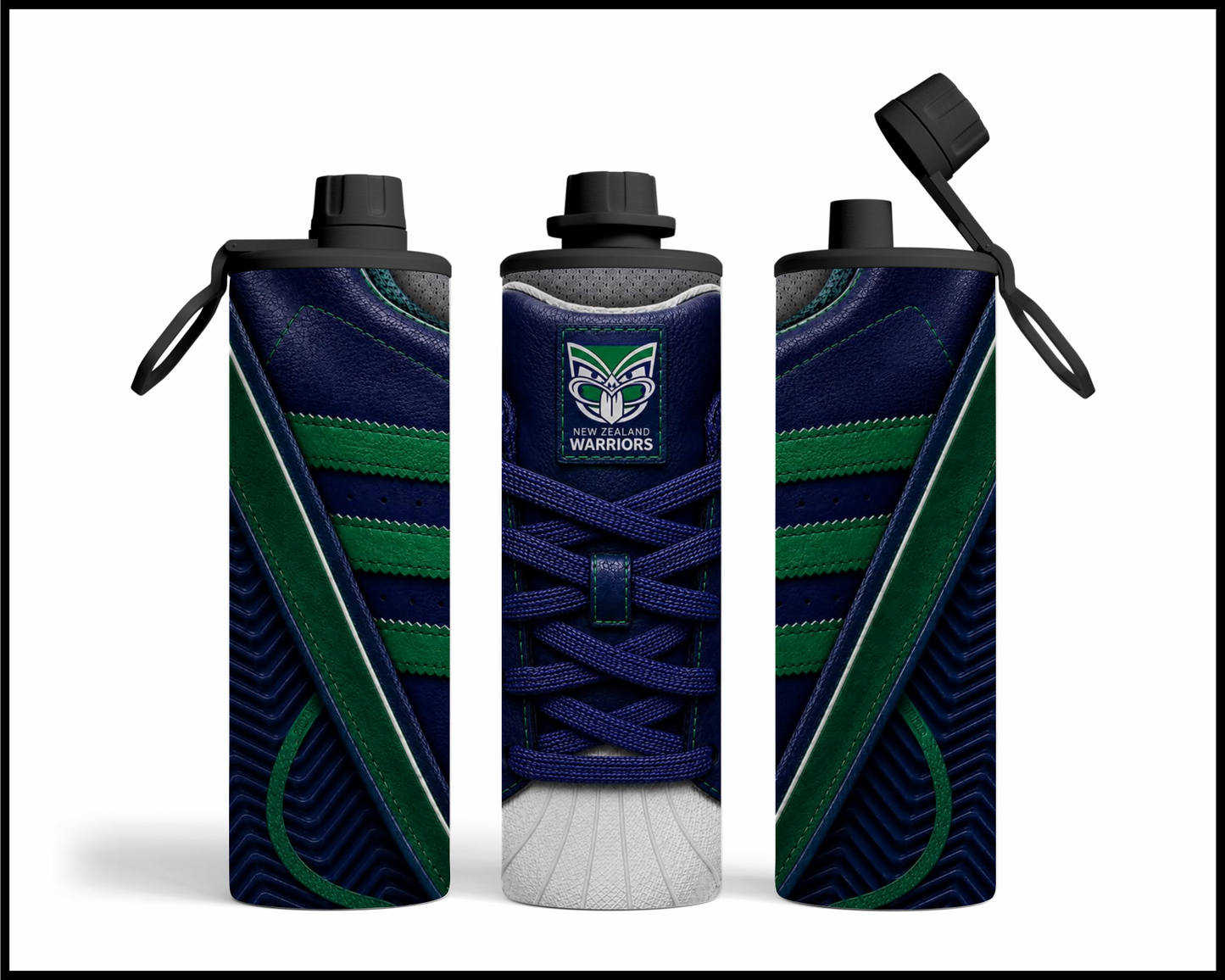 New Zealand Warriors Side-stripe Shoe Inspired Tumbler