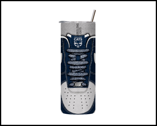 Stainless Steel Tumbler - Geelong Cats Shoe Inspired 017