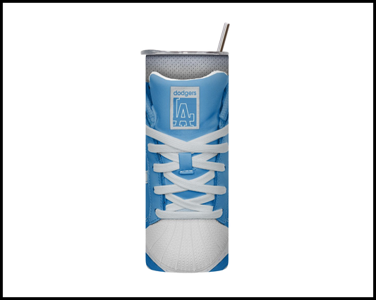 Los Angeles Dodgers Shoe Inspired Tumbler (017)