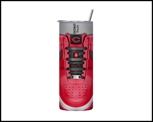 Cincinnati Reds Shoe Inspired Tumbler (017)