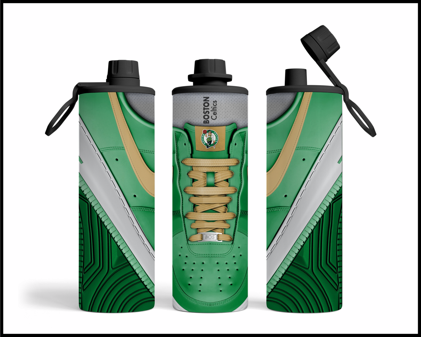 Boston Celtics Shoe Inspired Tumbler (018)