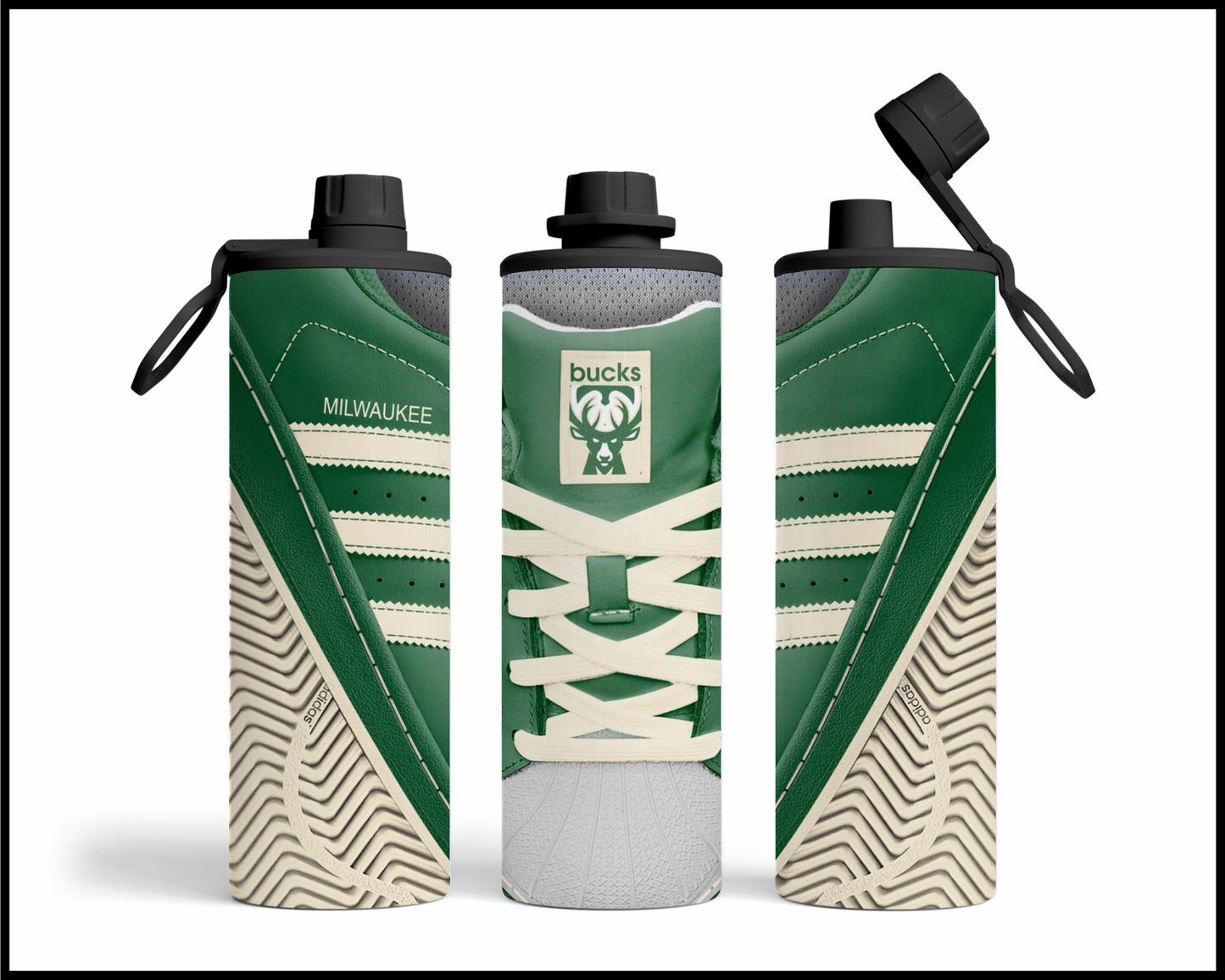 Milwaukee Bucks Shoe Inspired Tumbler (018)