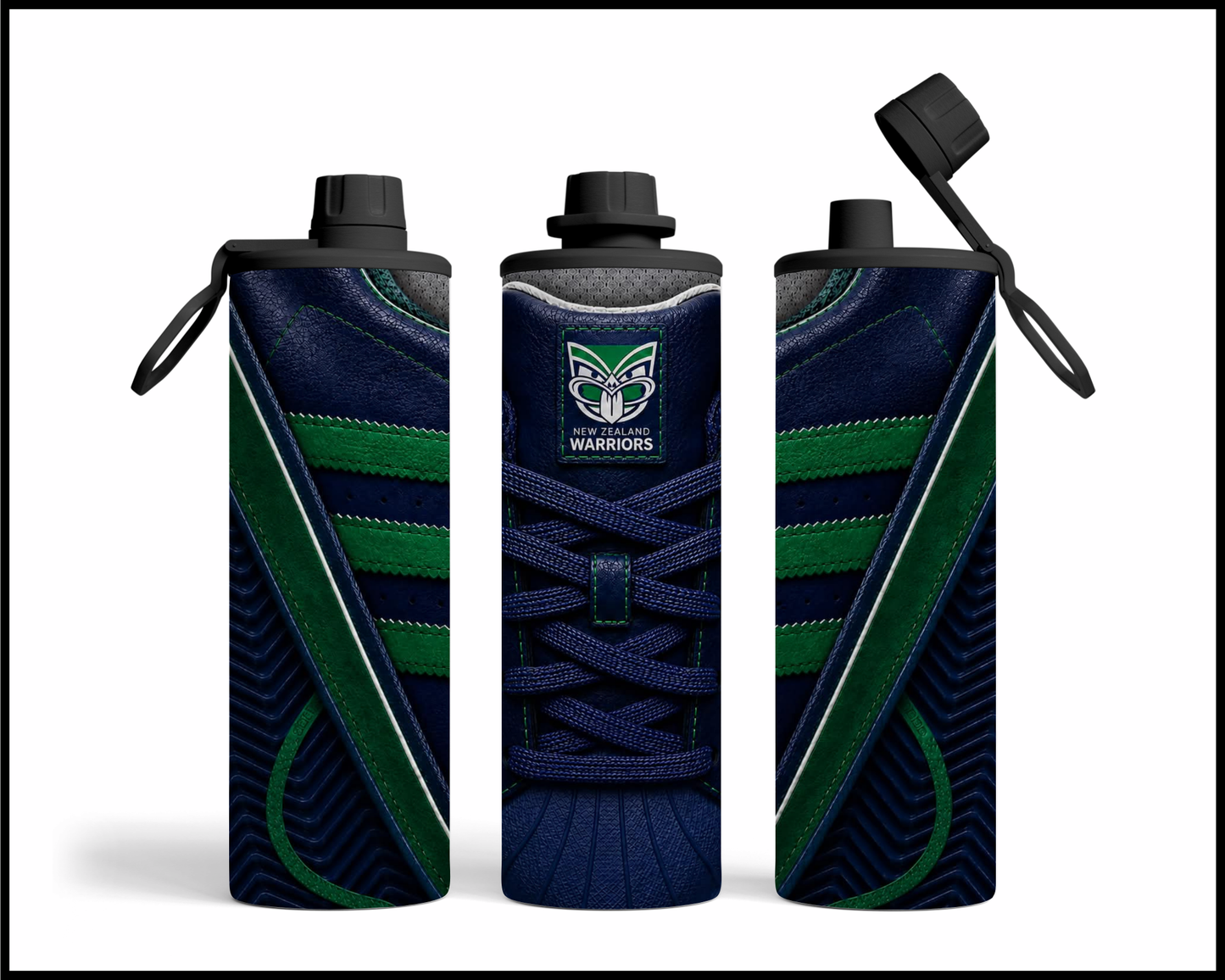 New Zealand Warriors Side-stripe Shoe Inspired Tumbler