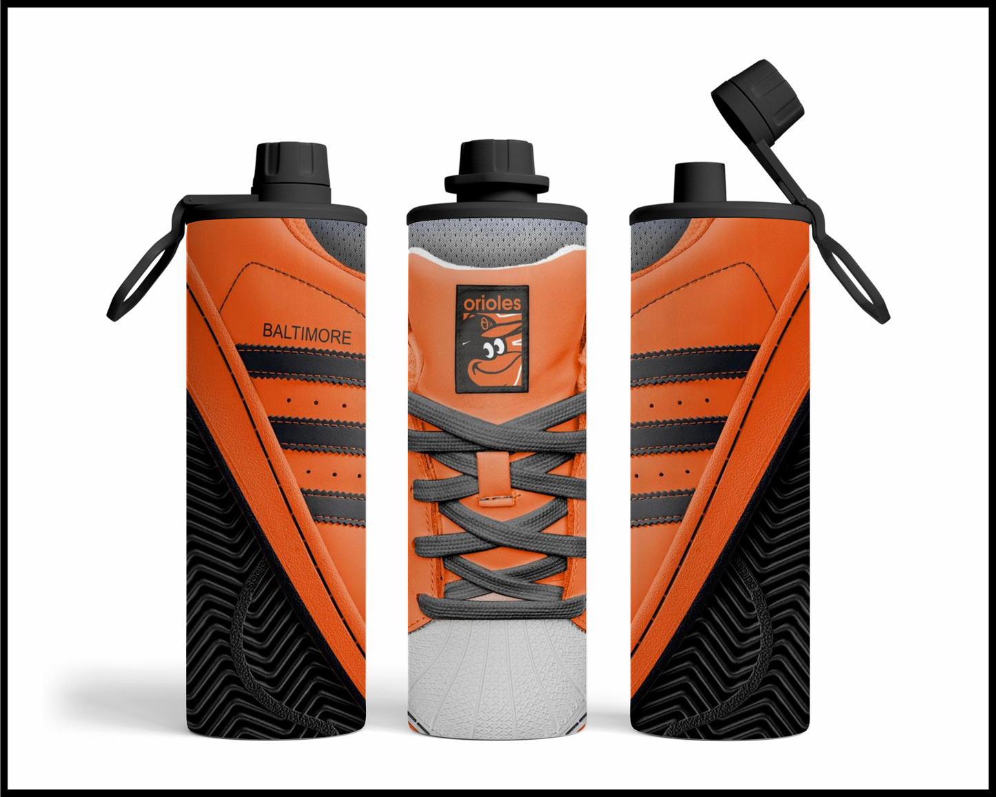 Baltimore Orioles Shoe Inspired Tumbler (018)