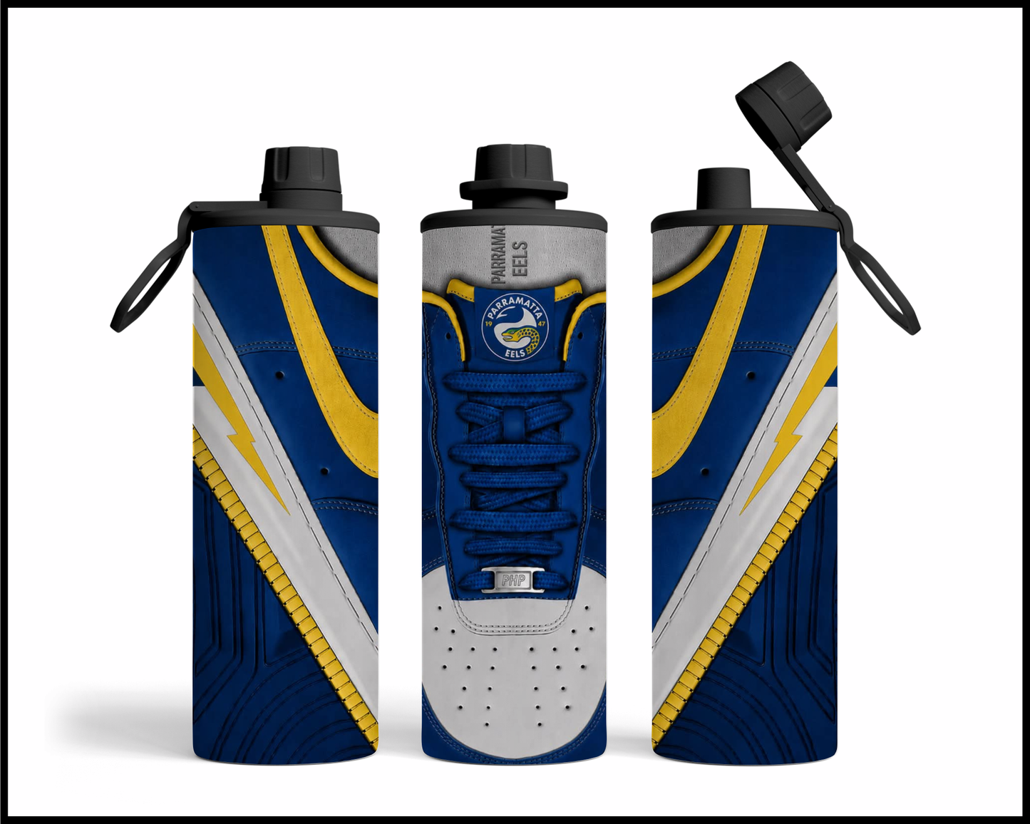 Stainless Steel Tumbler - Parramatta Eels Shoe Inspired 018