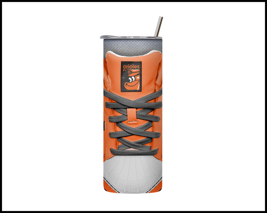 Baltimore Orioles Shoe Inspired Tumbler (018)