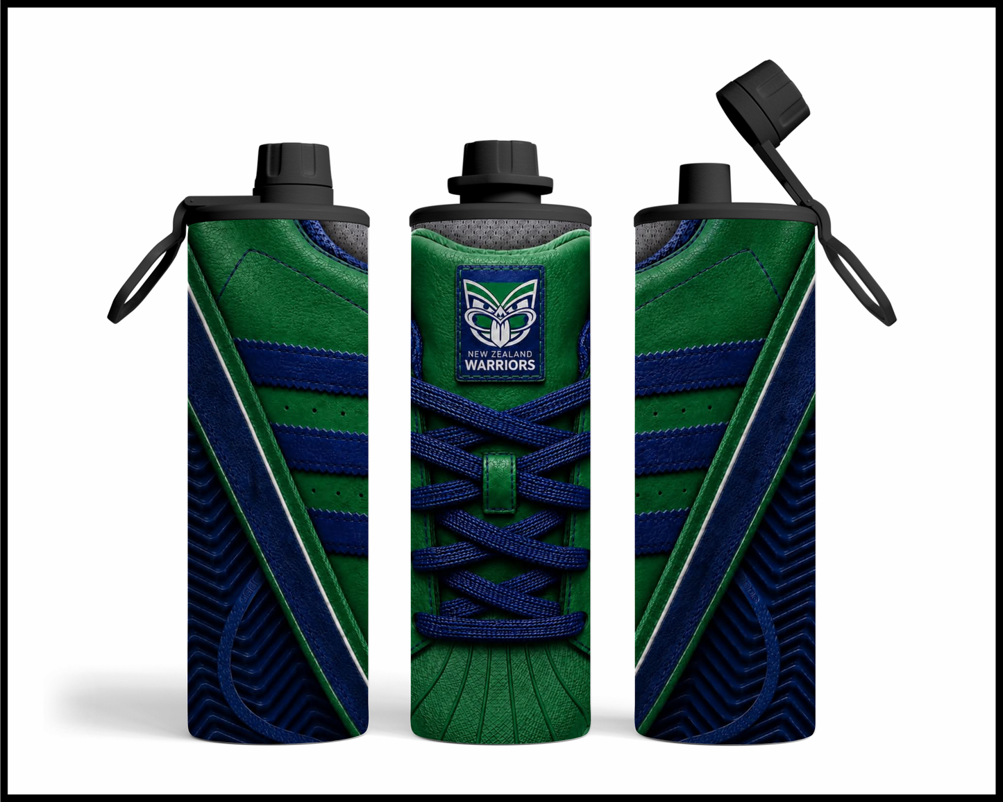 New Zealand Warriors Side-stripe Shoe Inspired Tumbler