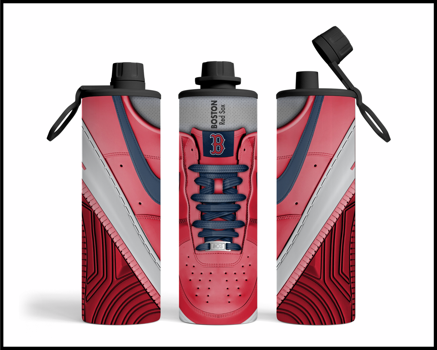 Boston Red Sox Shoe Inspired Tumbler (019)