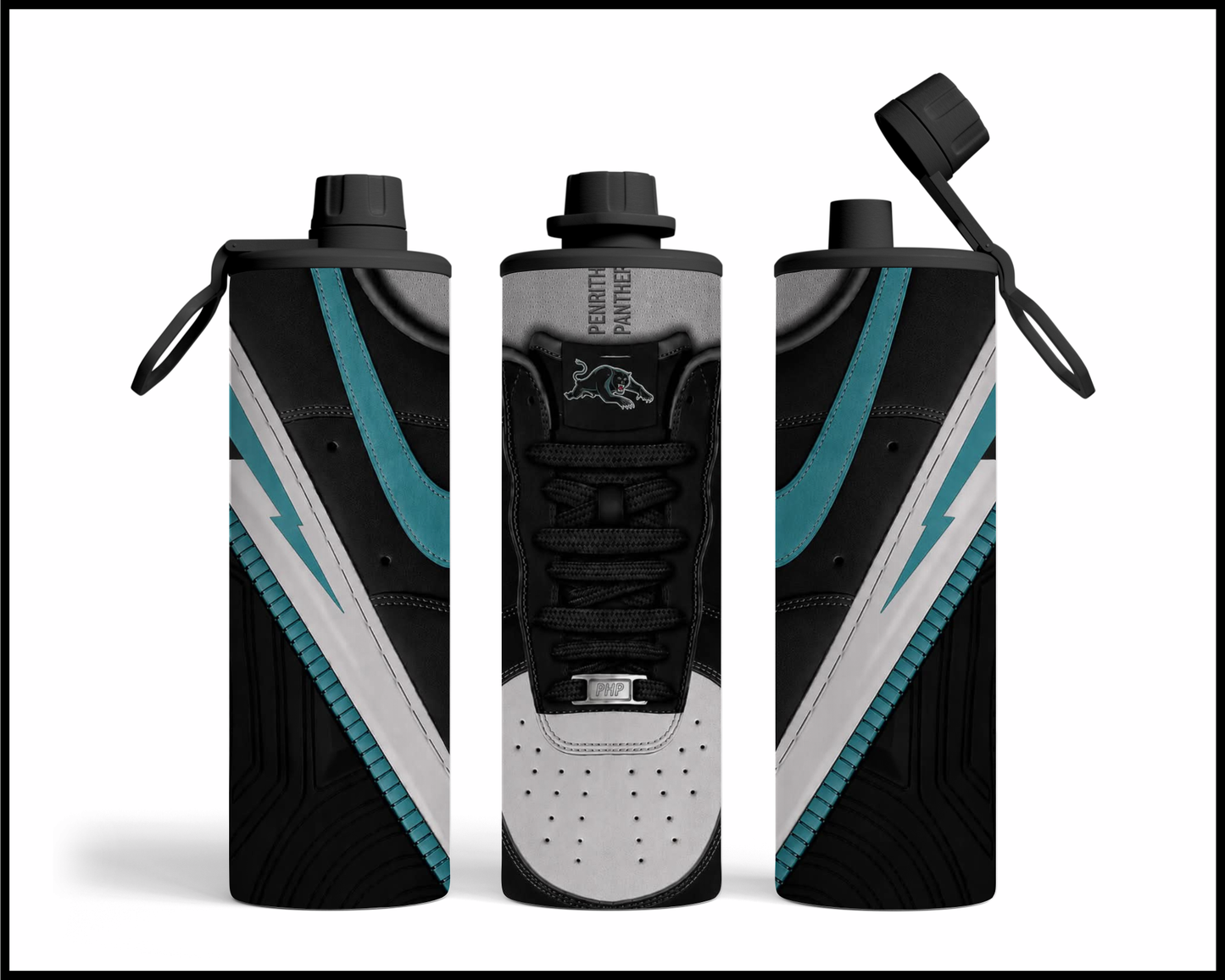 Stainless Steel Tumbler - Penrith Panthers Shoe Inspired 019