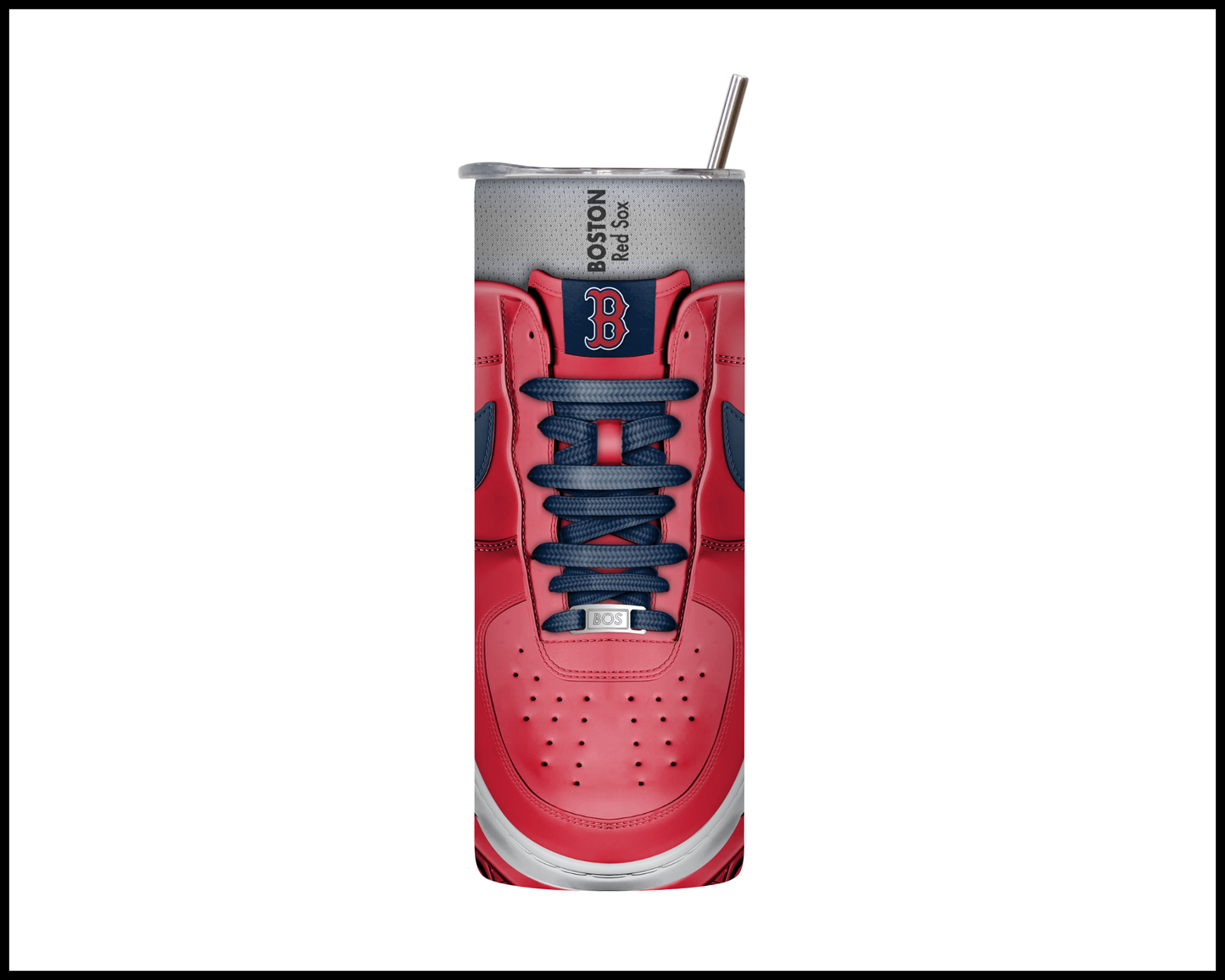 Boston Red Sox Shoe Inspired Tumbler (019)