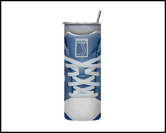 Indianapolis Colts Shoe Inspired Tumbler (020)