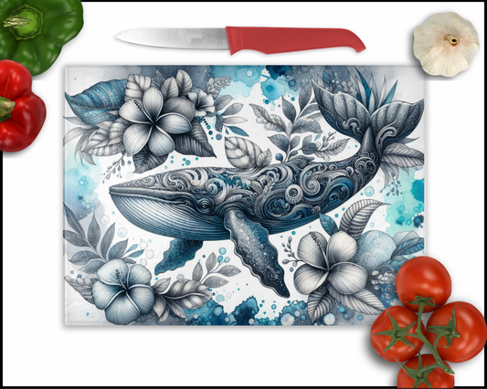 Whale Sublimated Cutting Board (020)