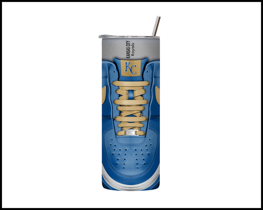 Kansas City Royals Shoe Inspired Tumbler (020)