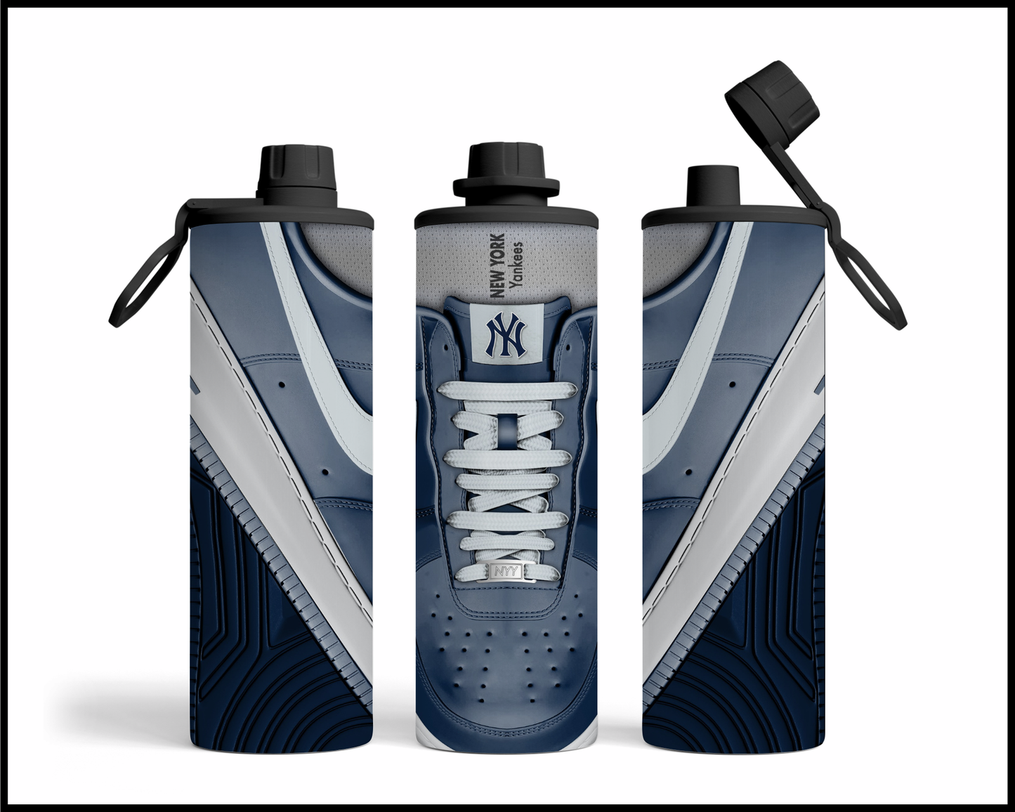 New York Yankees Shoe Inspired Tumbler (021)